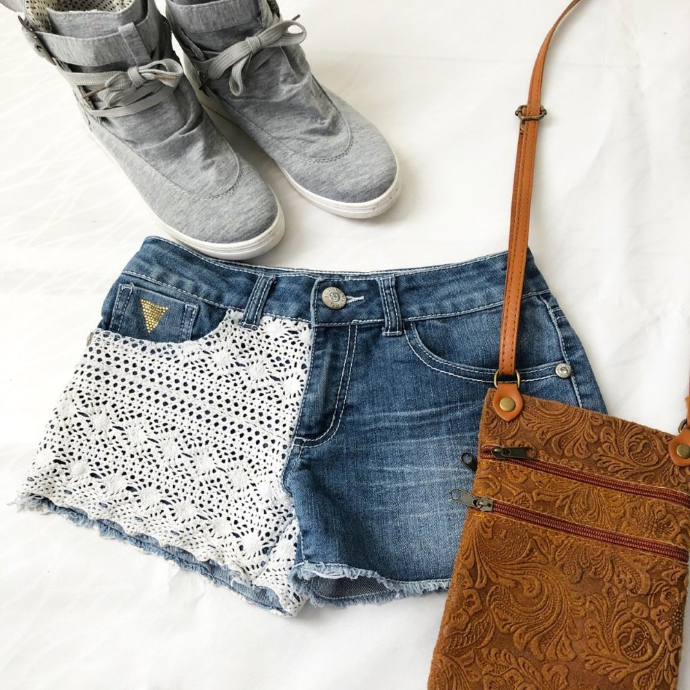 GUESS jean shorts